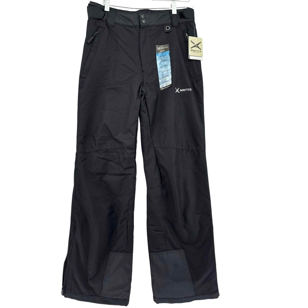 Arctix Mens Essentials Snow Pants Black Insulated Winter Ski Snowboard 1900-00-S